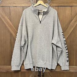 2024 Eras Tour Gray Quarter Zip Pullover Sweatshirt Taylor Swift Grey Zip-Up XXL