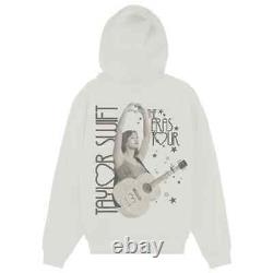 IN HAND Taylor Swift The Eras Tour Beige Fearless Heart Photo Hoodie Size L NEW