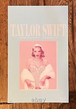MINT Taylor Swift Eras VIP RARE CHICAGO City Poster AUTHENTIC Print #8252