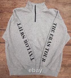 NEW Authentic Taylor Swift Eras Tour Large 1/4-Zip Pullover Sold Out Online