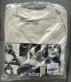 NEW Taylor Swift The Eras Tour Cream Beige T-Shirt Official Merch Concert Tee MD