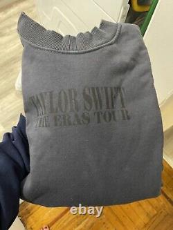 Official Merch Taylor Swift The Eras Tour Blue Crewneck Sweatshirt NWT Size 2XL