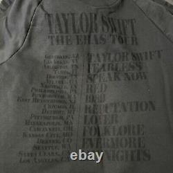 Official Taylor Swift Eras Tour Black Hoodie Large Concert Brand New ships fast