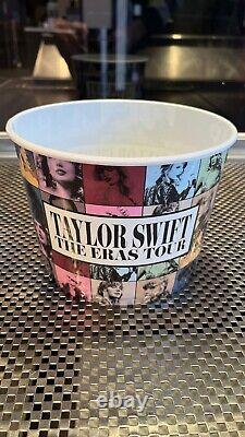 Qty. 100 Taylor Swift The Eras Tour 85 Oz Plastic Popcorn Tub NEW Lot of 100