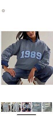 RARE NWOT Anthropologie 1989 Taylor Swift Oversized Sweatshirt