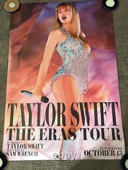READ DESCRIPTION-Taylor Swift Eras Movie Poster 27x40 AMC Theaters Double Sided