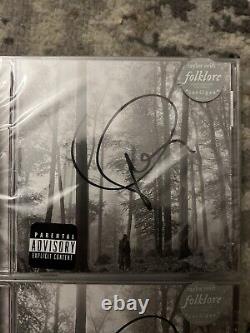 SIGNED Taylor Swift Folklore CD Album Limited Edition Eras SEALED AUTOGRAPHED