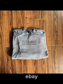 TAYLOR SWIFT, ERAS TOUR, XS, Brand New with tags, Crew Neck, Rare, Blue