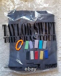 TAYLOR SWIFT Eras Tour Genuine Merch CREWNECK + Confetti D1 In LA SOFI 2XL NEW