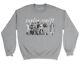 Taylor Swift Eras Women's Heather Gray Crewneck Pullover Sweatshirt Top L New