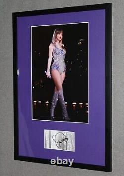 TAYLOR SWIFT Signed HEART Folklore CD Cover autograph FRAMED Eras Tour pic