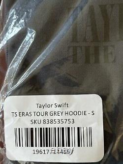 TAYLOR SWIFT THE ERAS INTERNATIONAL TOUR S UNISEX WASHED BLUE HOODIE NEW w TAG