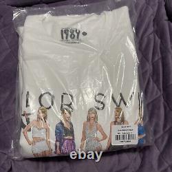 Taylor Swift 1989 Taylor's Version Eras White Crewneck Long Sleeve Sold Out 2XL