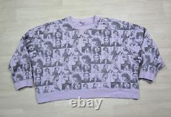 Taylor Swift Concert Sweatshirt (4XL) AOP Band Purple Boxy Fit The Eras Tour