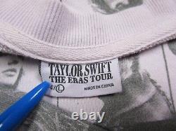 Taylor Swift Concert Sweatshirt (4XL) AOP Band Purple Boxy Fit The Eras Tour