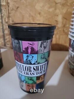 Taylor Swift ERAS TOUR Movie 32 oz. Cup withlid NEW and Popcorn Bucket NEWith10 Each