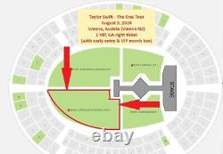 Taylor Swift ERAS TOUR Vienna 1 VIP right floor (early entry) full ticket