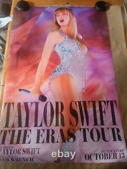 Taylor Swift Eras Tour (2023) ORIGINAL 27x40 MOVIE THEATRE POSTER LE (LAST ONE)