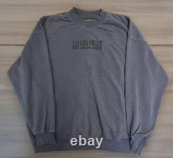 Taylor Swift Eras Tour 2024 Official Crew Neck Sweatshirt Blue Gray SMALL EUROPE