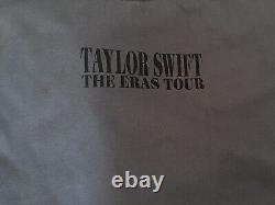 Taylor Swift Eras Tour Blue Crewneck with Int'l. Dates MEDIUM Official Tour Merch