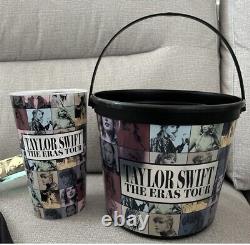 Taylor Swift Eras Tour Popcorn Bucket Cup Tote Bag Light Stick AMC Movie -NO BAG