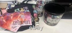 Taylor Swift Eras Tour Popcorn Bucket, Large Cup Tote Bag Light Stick 3 Posters