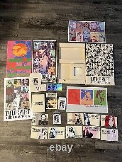 Taylor Swift Eras Tour VIP Box RARE Pin, Ticket, City Poster, Lanyard 2023 Atlan