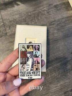 Taylor Swift Eras Tour VIP Box RARE Pin, Ticket, City Poster, Lanyard 2023 Atlan