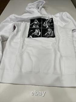 Taylor Swift Eras Your White Hoodie With Black Decal- Size L