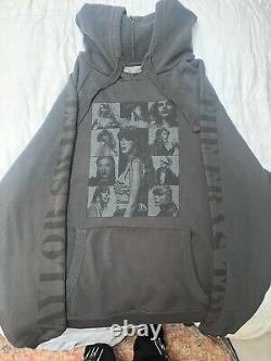 Taylor Swift Limited Edition Official The Eras Tour Lg Hoodie Charcoal