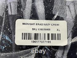 Taylor Swift Midnights Eras Navy Crewneck New & Sealed Size XL