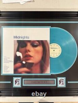 Taylor Swift Midnights Vinyl Framed 22x26' New Eras Tour