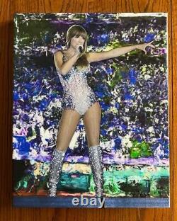 Taylor Swift Original Art Acrylic Painting from Eras Tour by Topps artist