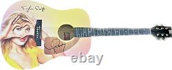 Taylor Swift Signed Custom Eras Tour Art Autographed Fs 41 Graphics Guitar Coa
