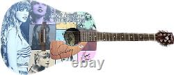 Taylor Swift Signed Eras Tour Custom Graphics Art Guitar Autographed Psa/dna Coa