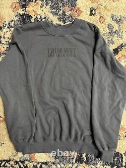 Taylor Swift The Eras Tour 2023 Blue Crewneck Small (S) with Light-Up Wristband