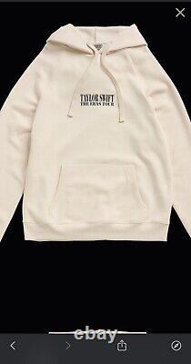 Taylor Swift The Eras Tour Almond Hoodie Sweatshirt Size M Official Merch New