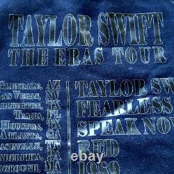 Taylor Swift. The Eras Tour. Blue Crewneck Sweater Sweatshirt Small Very Nice
