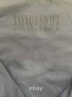 Taylor Swift The Eras Tour Blue Navy Crewneck Sweatshirt Pullover S US dates