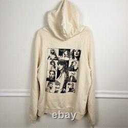 Taylor Swift The Eras Tour Cream Hoodie Size Large