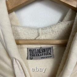 Taylor Swift The Eras Tour Cream Hoodie Size Large