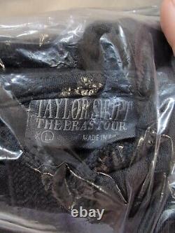 Taylor Swift The Eras Tour Genuine Black Concert Hoodie XL Oversized NEVER WORN