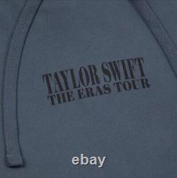 Taylor Swift The Eras Tour I Official Merch Blue Navy Hoodie Sweatshirt Large L