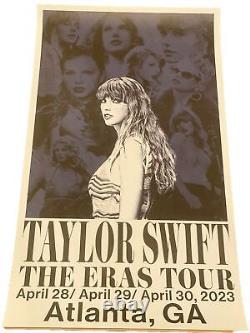 Taylor Swift The Eras Tour Poster Atlanta