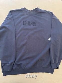 Taylor Swift US Eras Tour Blue Crewneck Large (L) NEVER WORN BRAND NEW