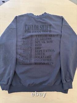 Taylor Swift US Eras Tour Blue Crewneck Large (L) NEVER WORN BRAND NEW