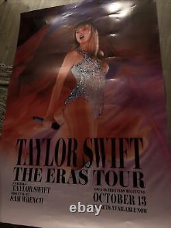 Affiche de cinéma de la tournée Taylor Swift The Eras en format IMAX COMPLET