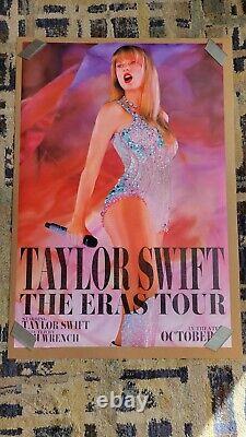 Affiche de film et ensemble de marchandises en taille originale de la tournée des ères de Taylor Swift