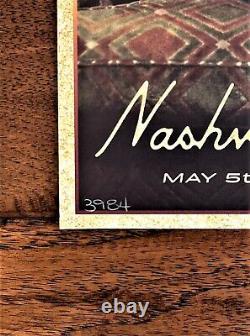 Affiche de la ville de Nashville VIP des époques de Taylor Swift MINT AUTHENTIC Print #3984