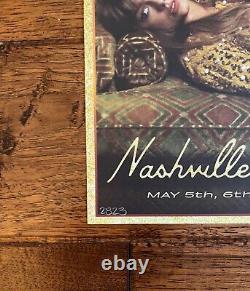 Affiche de la ville de Nashville VIP des ères de Taylor Swift MINT AUTHENTIQUE Imprimé #2823